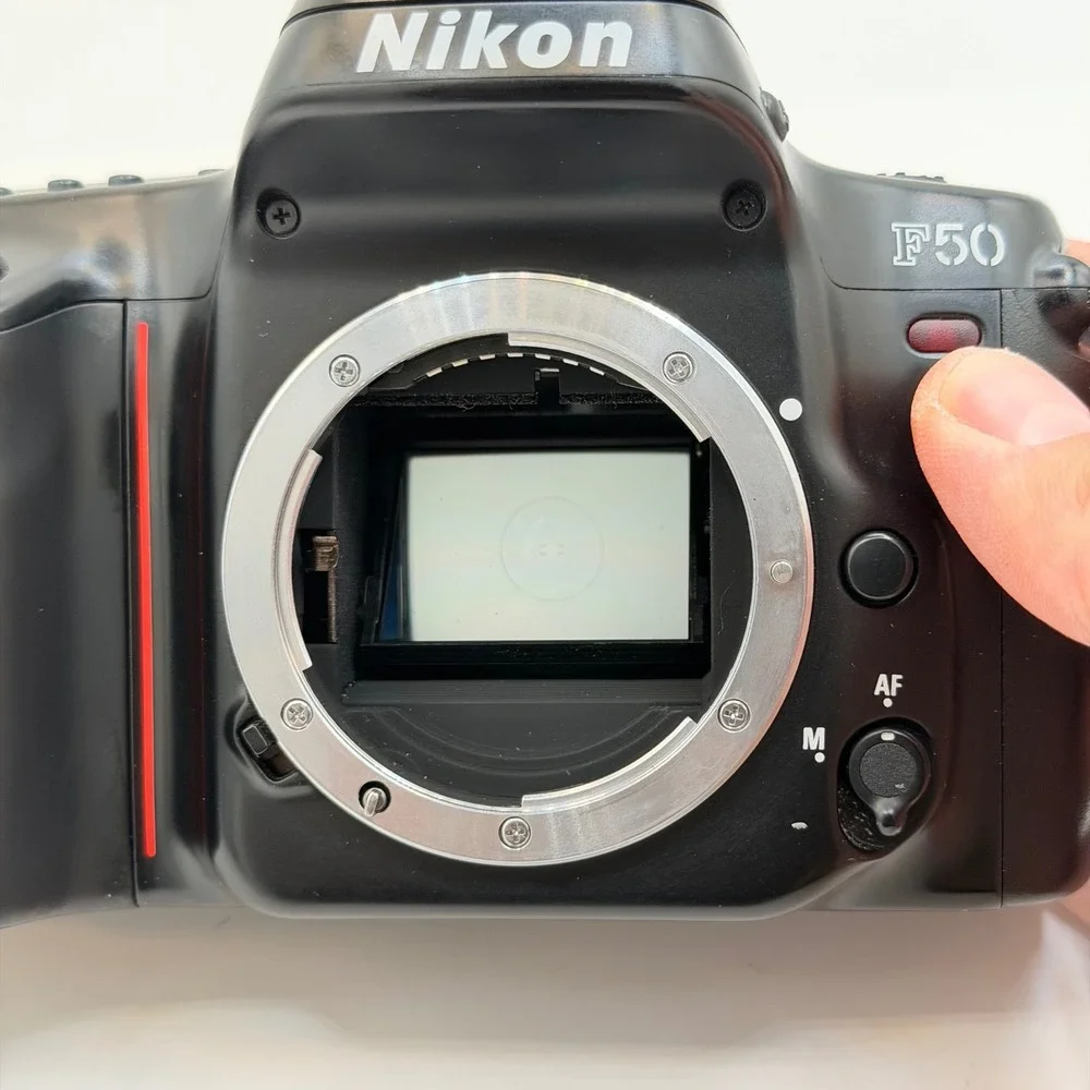 Nikon F50 35mm SLR Film Camera with AF Nikkor 35-80mm f/4-5.6D Lens Black